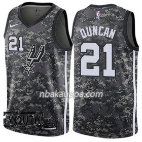 San Antonio Spurs Tim Duncan 21 Nike City Edition Musta Pelipaidat Swingman - Lasten